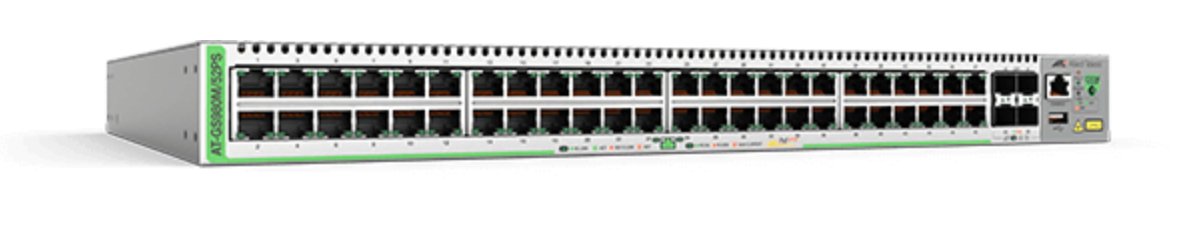Allied Telesis At-Gs980m/52ps-50 Gestionado L3 Gigabit Ethernet (10/100/1000) Energía Sobre Ethernet (Poe) Gris