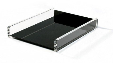 EAN 4003801796437 - Wedo 608001 bandeja de escritorio/organizador Acrílico Negro, Transparente imagen 1
