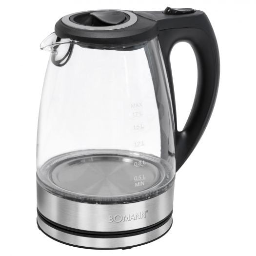 EAN 4004470303216 - Bomann WKS 6032 G CB tetera eléctrica 1,7 L 2200 W Transparente imagen 1