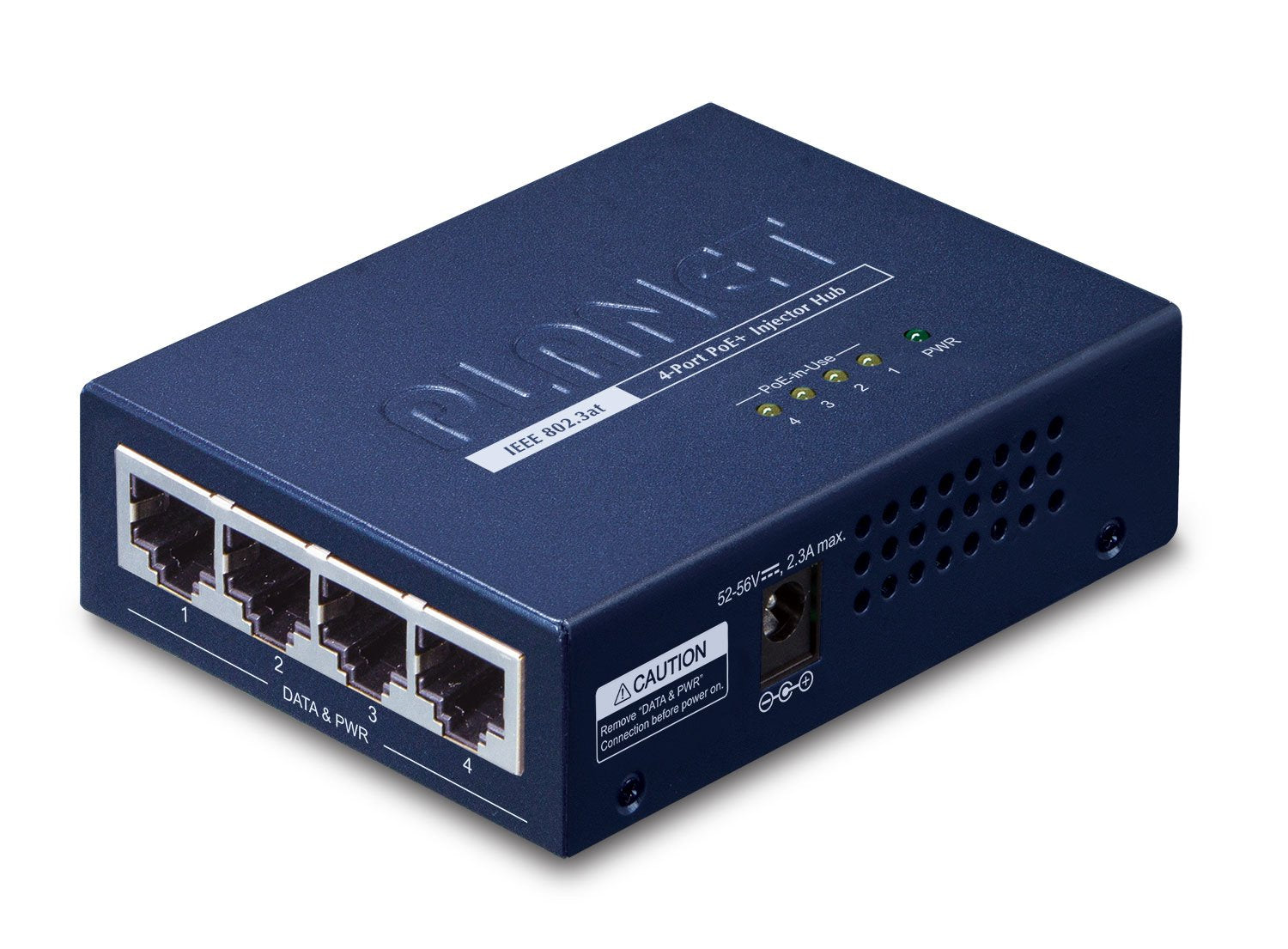 Planet 4 Puertos Ieee 802.3at De Alta Potencia A Través De Ethernet