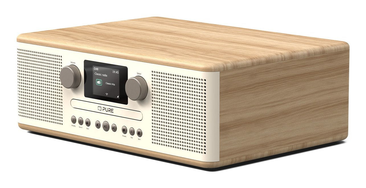 Pure Classic C-D6 Digitalradio White Oak Eu Uk