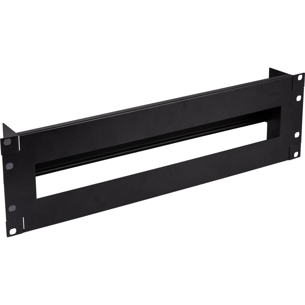 Inline® 19" Circuit Breaker Strip 3u, With Top-Hat Rail, Negro