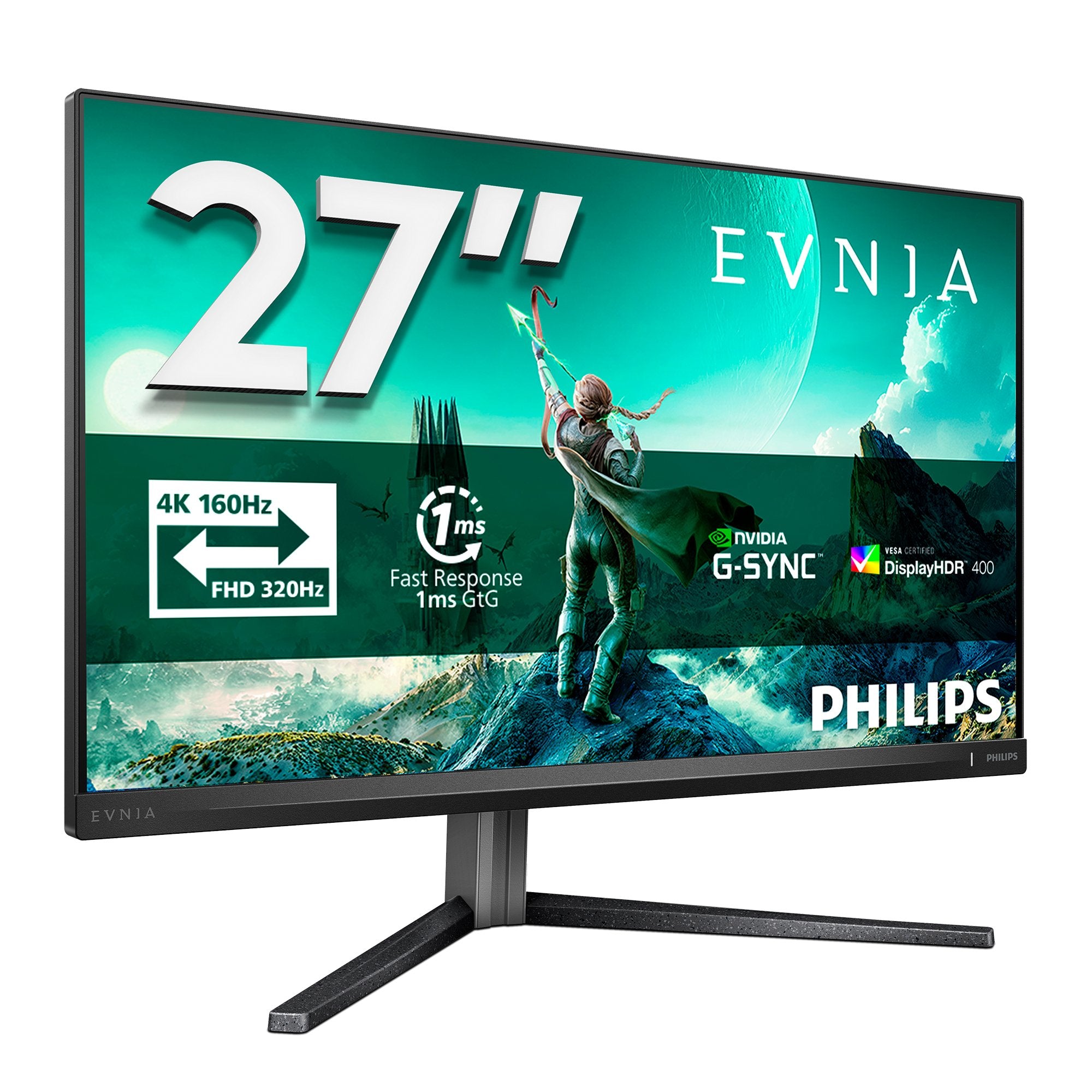 EAN 8721038004298 - Philips Evnia 3000 27M2N3800A/00 pantalla para PC 68,6 cm (27") 3840 x 2160 Pixeles 4K Ultra HD LCD Negro imagen 2