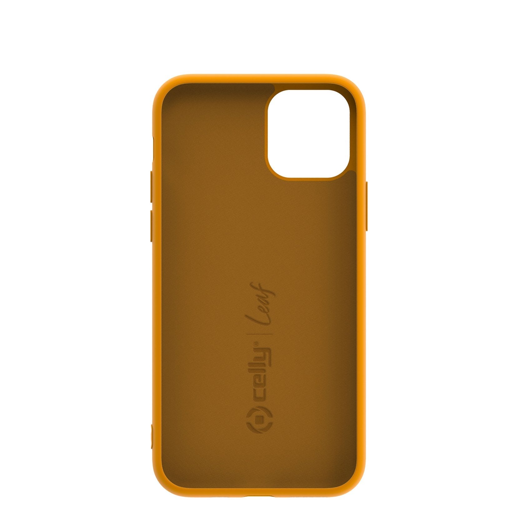 Carcasa Trasera Celly Leaf Para Iphone 11 Pro, Amarilla