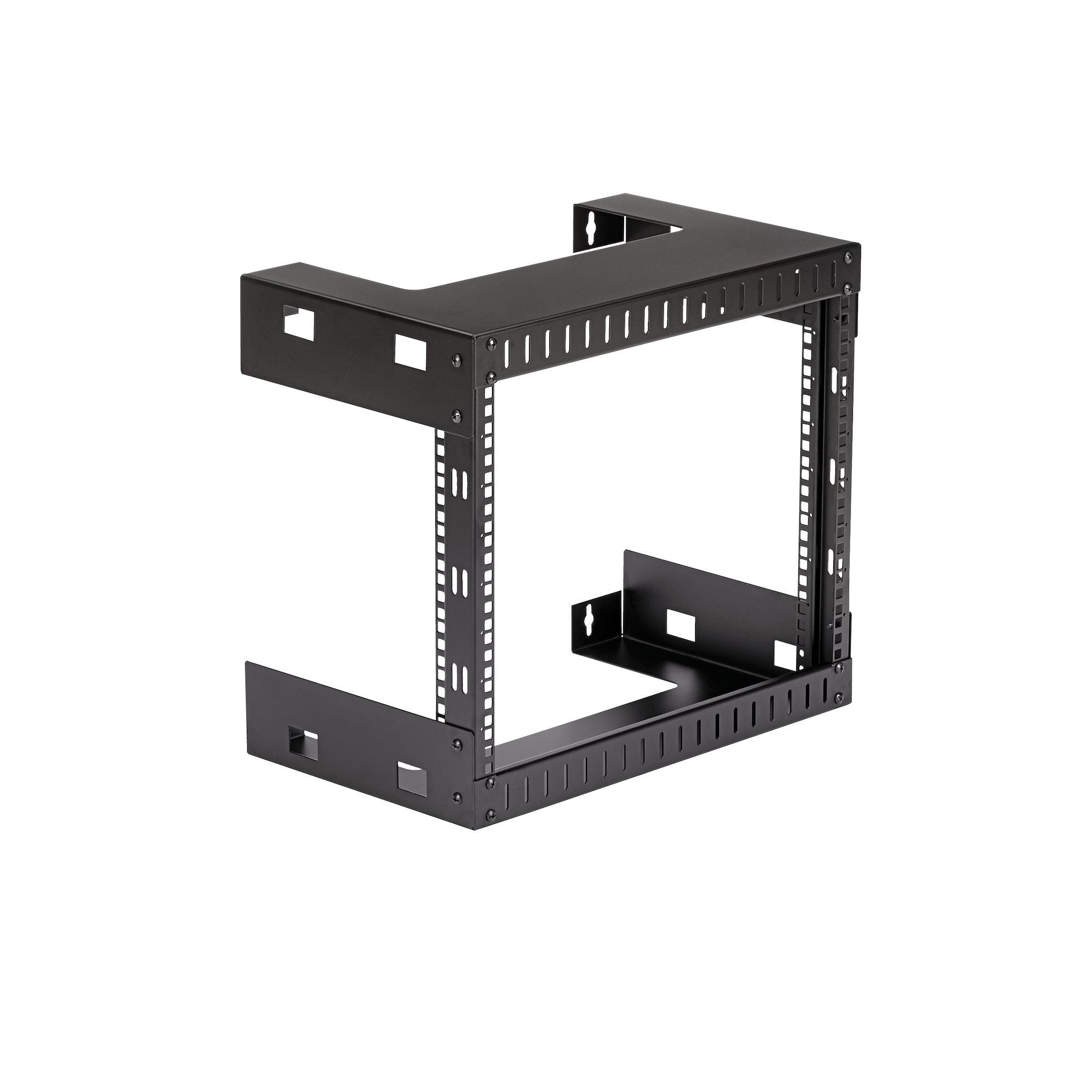 EAN 0065030834148 - StarTech.com RK812WALLO armario rack Bastidor de pared Negro imagen 7