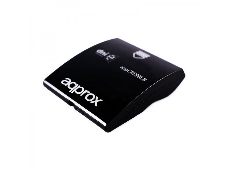 Lector De Tarjetas Externo Approx Dni Electronico (Dnie) Appcrdnilb Negro