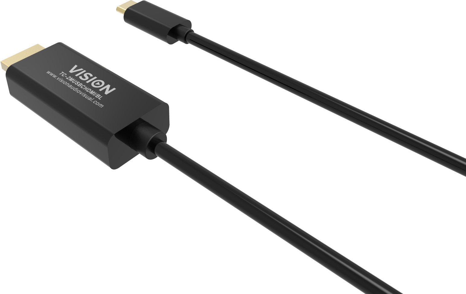 Vision Tc-2musbchdmi-Bl 2 M Usb Tipo C Hdmi Tipo A [Estándar] Negro