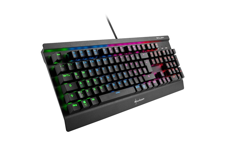 EAN 4044951019700 - Sharkoon SKILLER MECH SGK3 teclado Juego USB Alemán Negro imagen 1