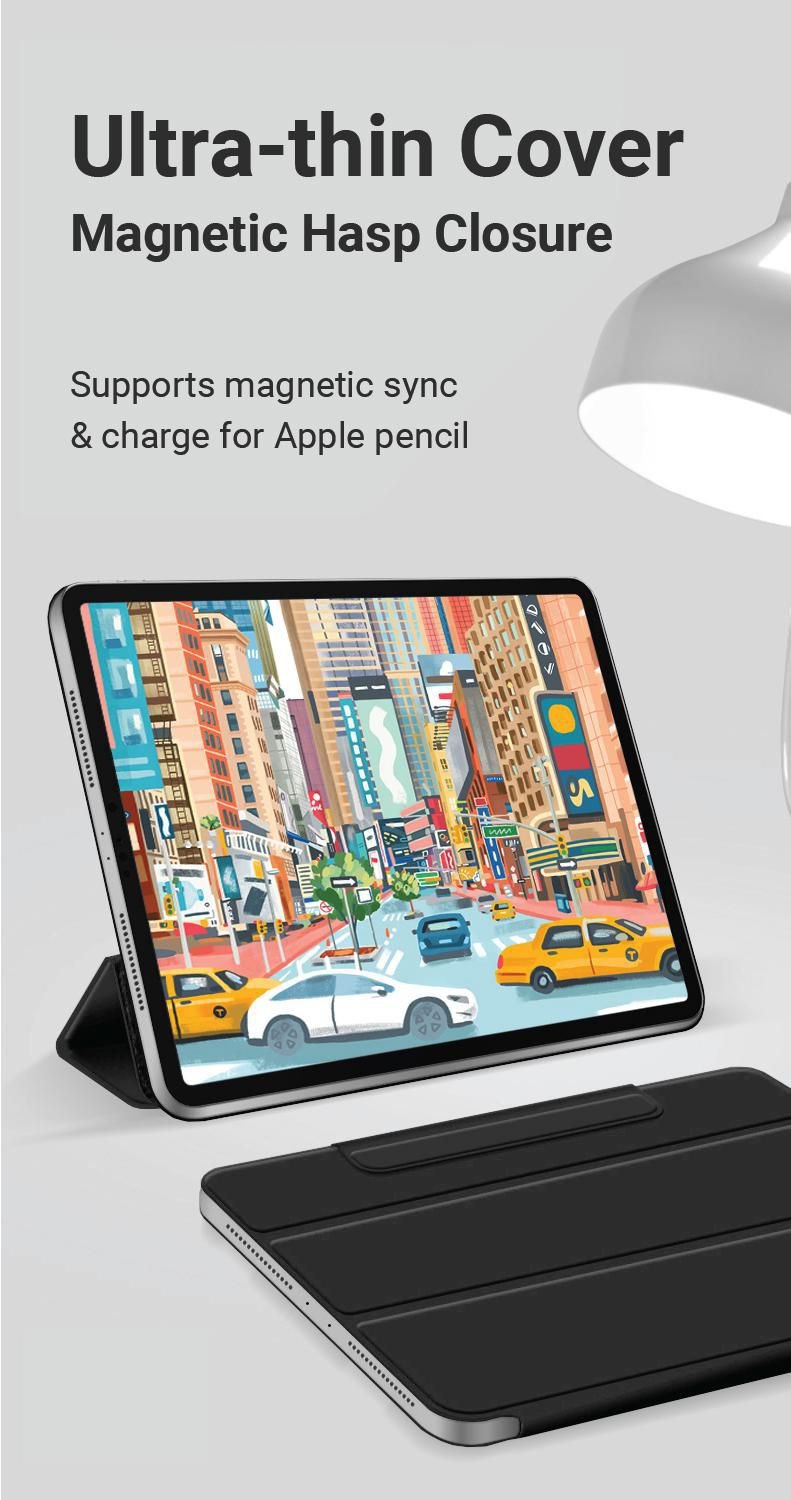 Estuff Es682180-Bulk Funda Para Ipad Pro 11" (2020) Negro
