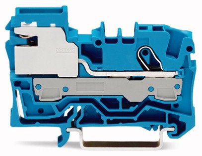 Wago 2006-7114 1-Leiter-N-Trennklemme,6 Mm,Push-In Cage Clamp ,Blau