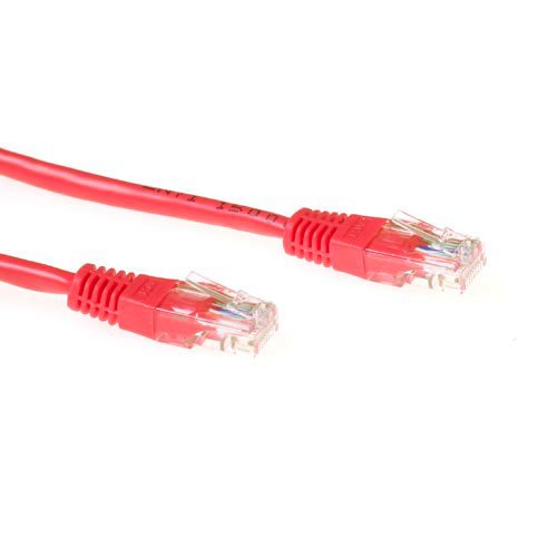 Rojo 5 Meter U Utp Cat6 Patch Cable With Rj45 Connectors