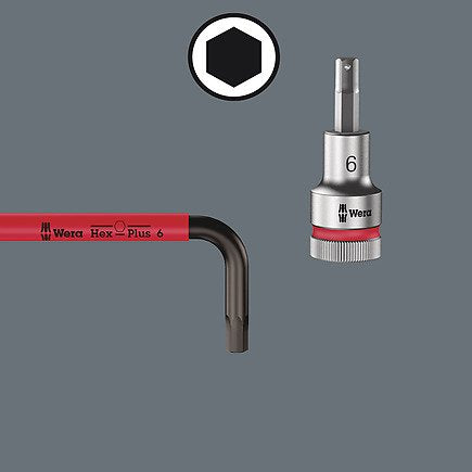 Wera 950/9 Hexplus Multicolour Imperial 2, Destornillador Negro