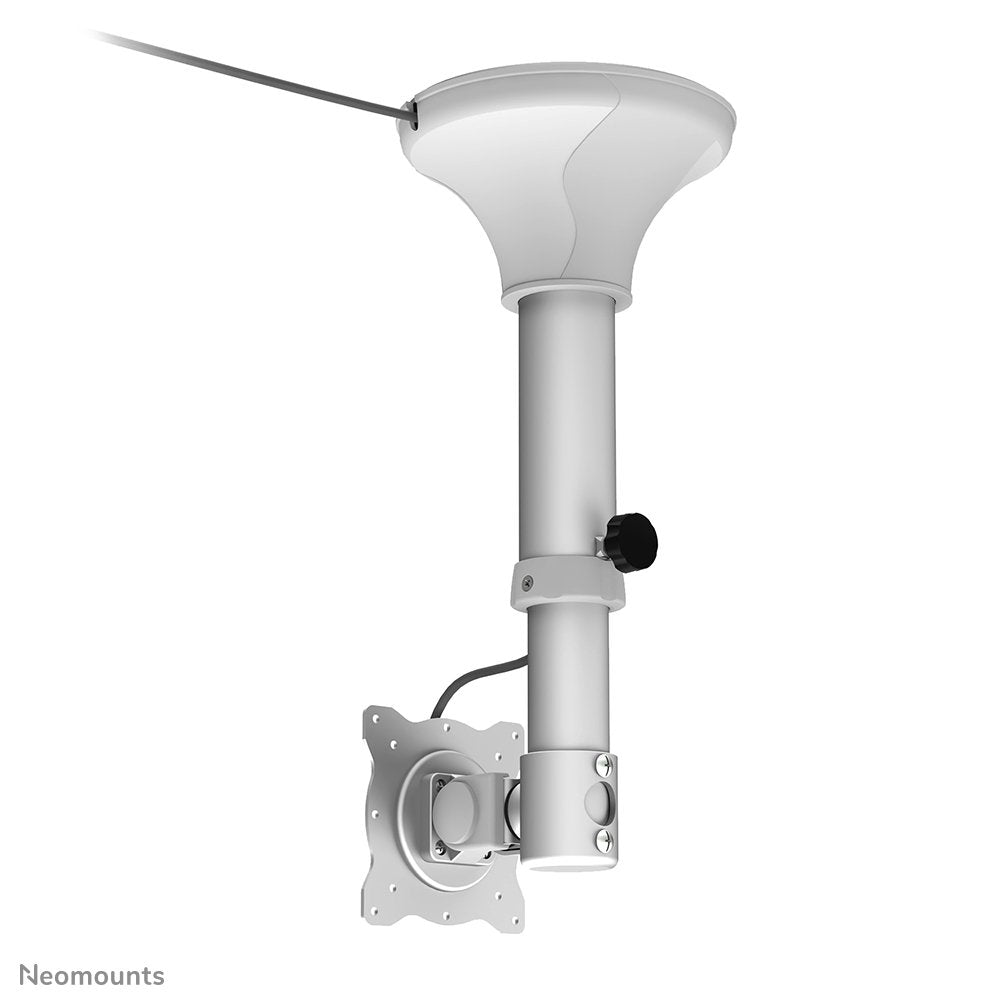 Soporte Para Techo Newstar Fpma-C025silver (10 "- 30"; Para 1 Pantalla; Giratorio, Techo, Inclinación)