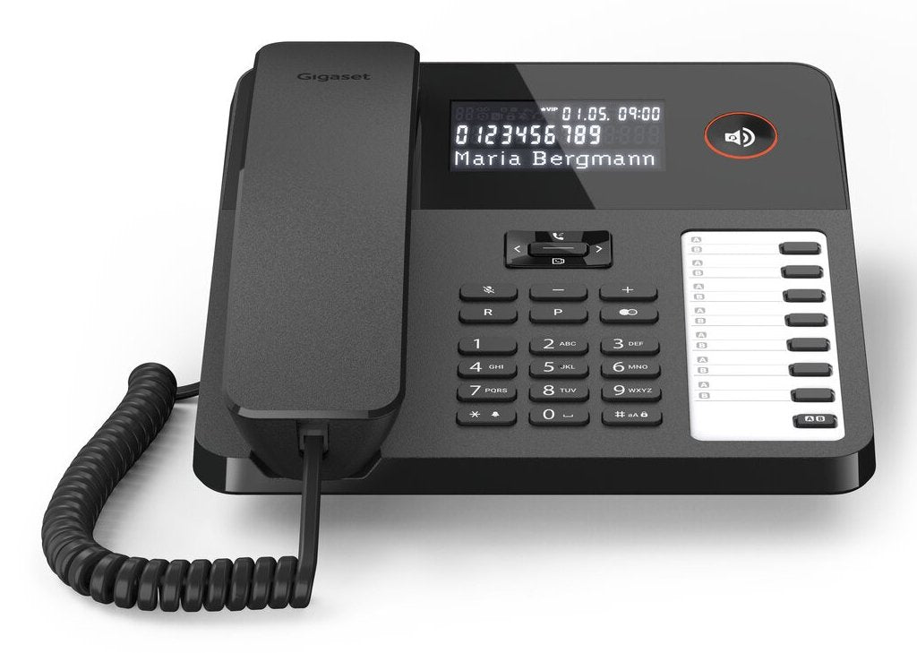 EAN 4250366868929 - Gigaset DESK 600 Teléfono analógico Identificador de llamadas Negro imagen 3