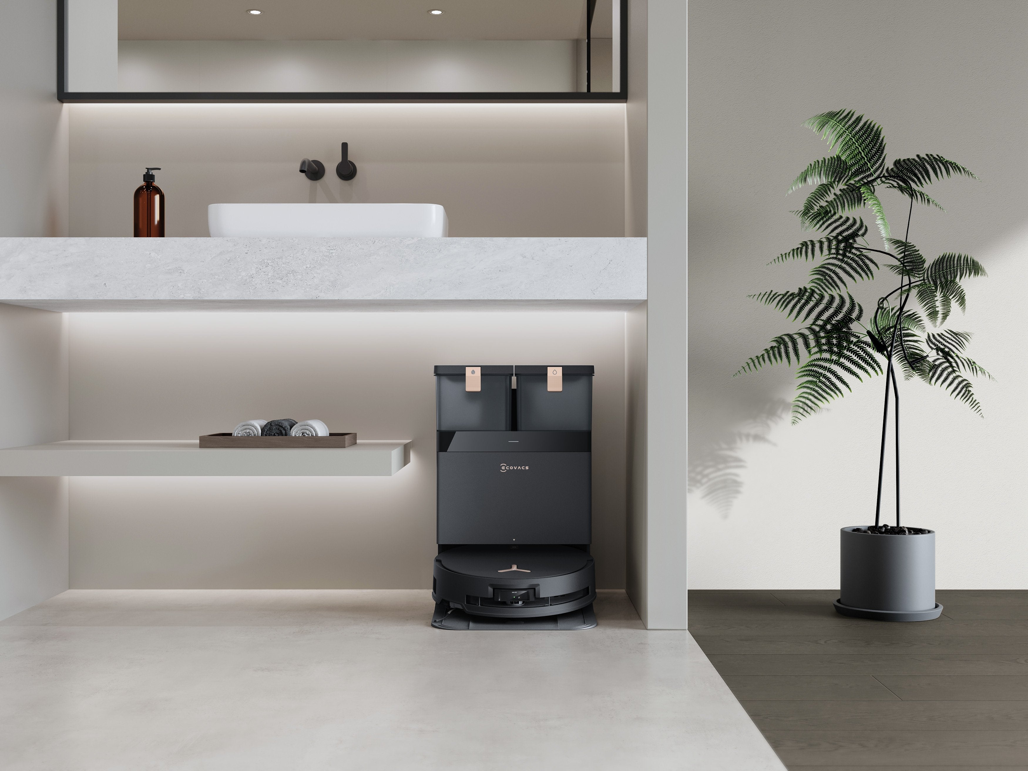 Robot Ecovacs Deebot X8 Pro Omni Aspirador Negro