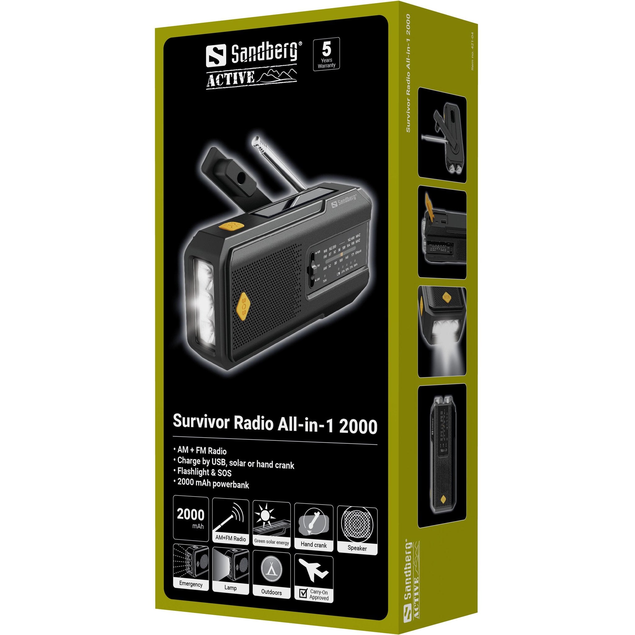 EAN 5705730421044 - Sandberg 421-04 radio Portátil Negro imagen 11