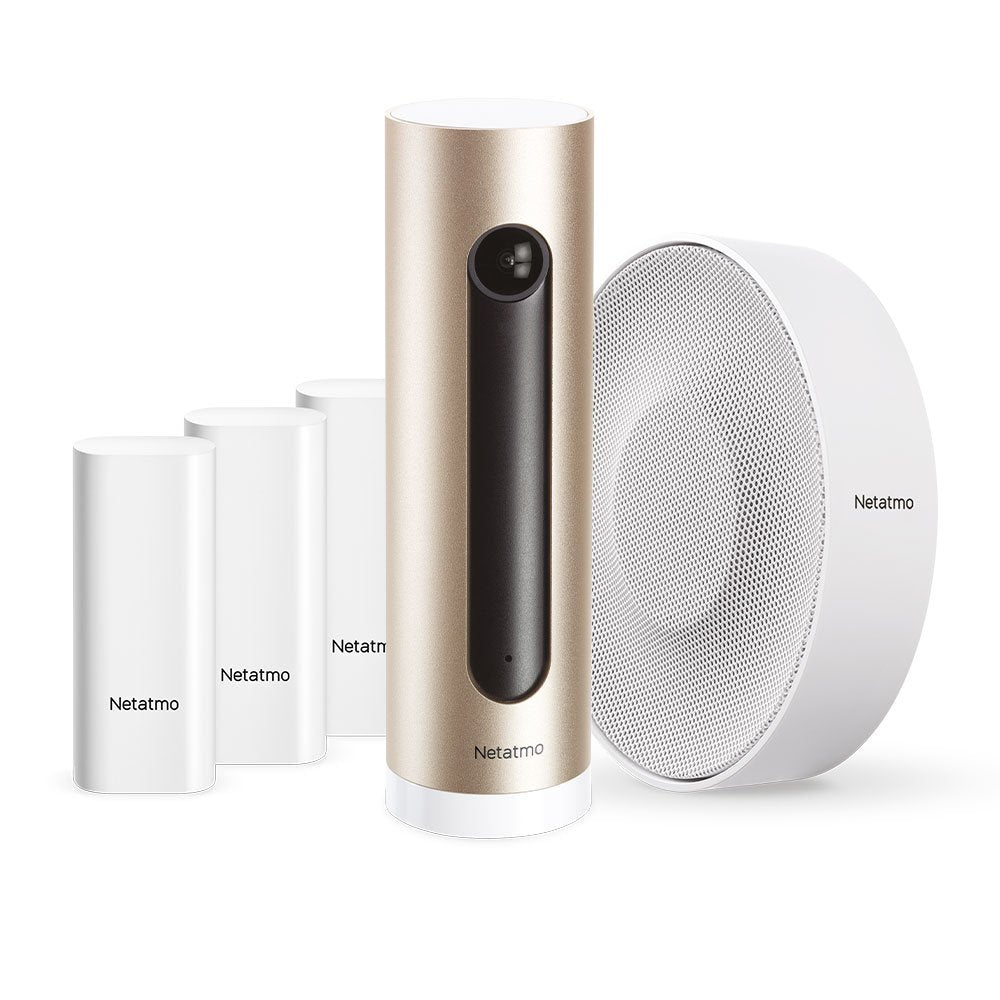 Cámara Netatmo Nbu-Iccs Con Sensores Y Kit De Sirena