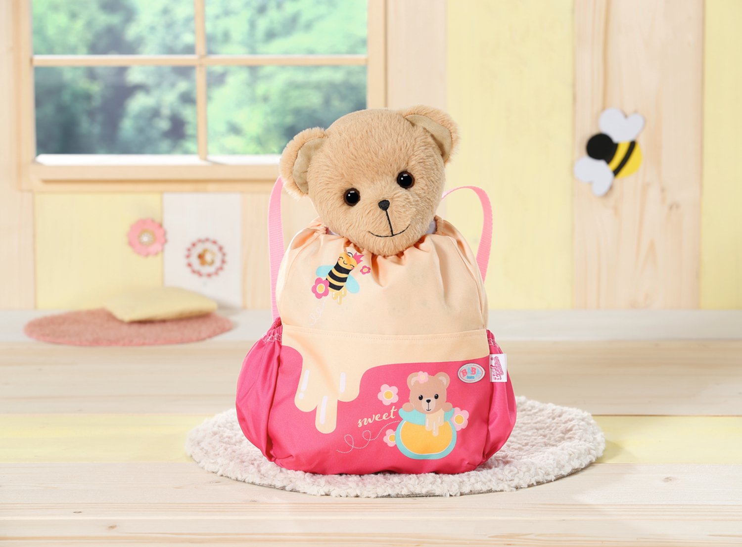 Mochila De Osito Baby Born® De Zapf Creation (Amarillo) 834831