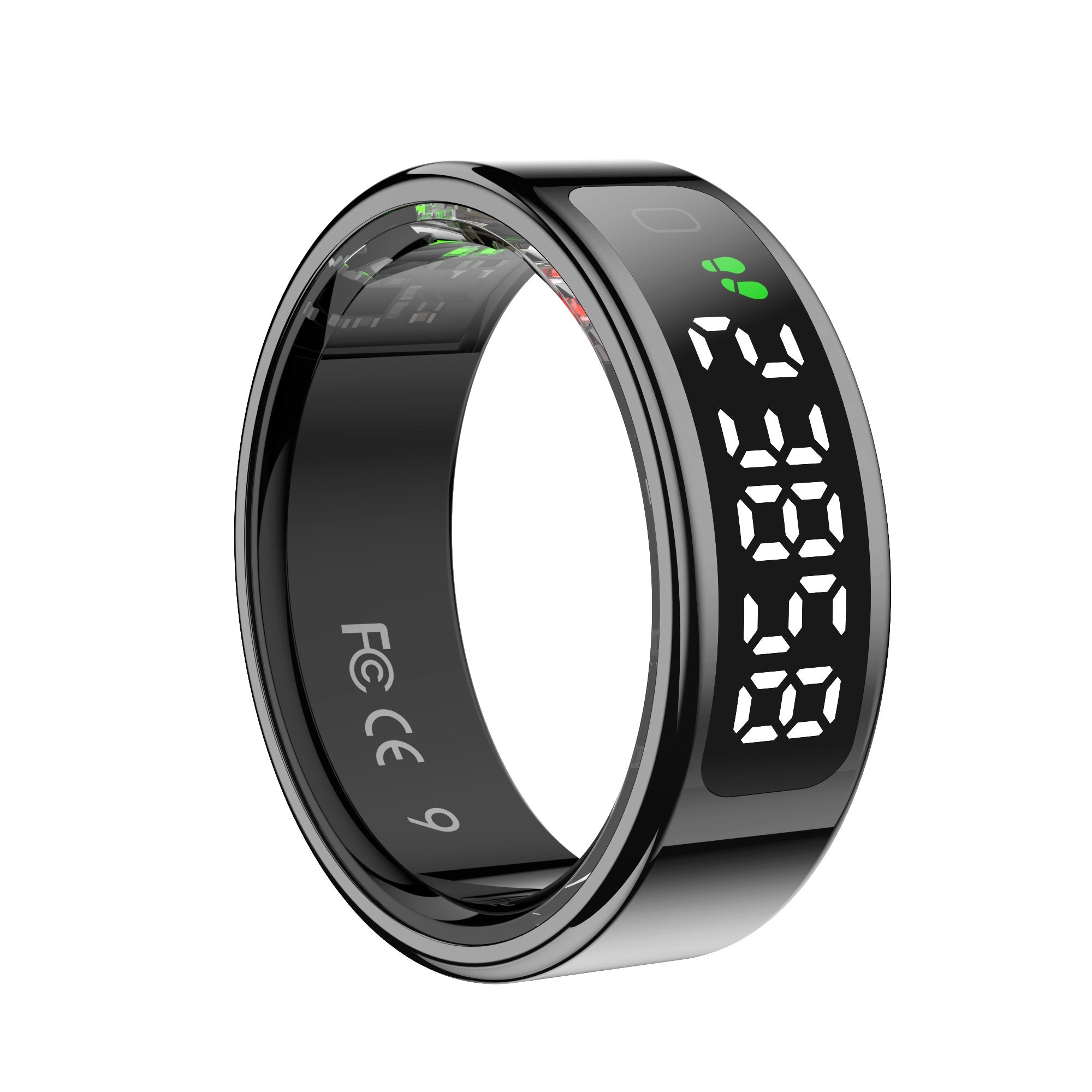 EAN 8436588883360 - Leotec LESR01K08 rastreador de actividad LED Anillo inteligente rastreador de actividad IPX8 Negro imagen 4