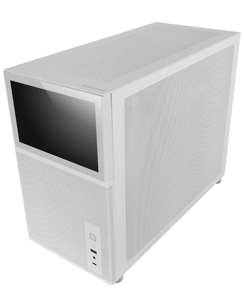 Caja Gaming Minitorre Mars Gaming Mc-Lcd Blanca