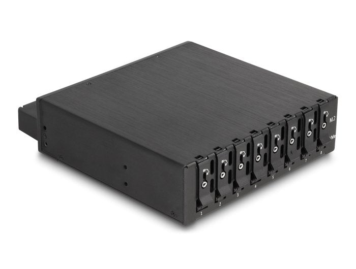 Delock 47129 Rack Móvil De 5.25" Para 8 X Ssd M.2 Nvme Con Conector Sas Sff-8654 Delgado