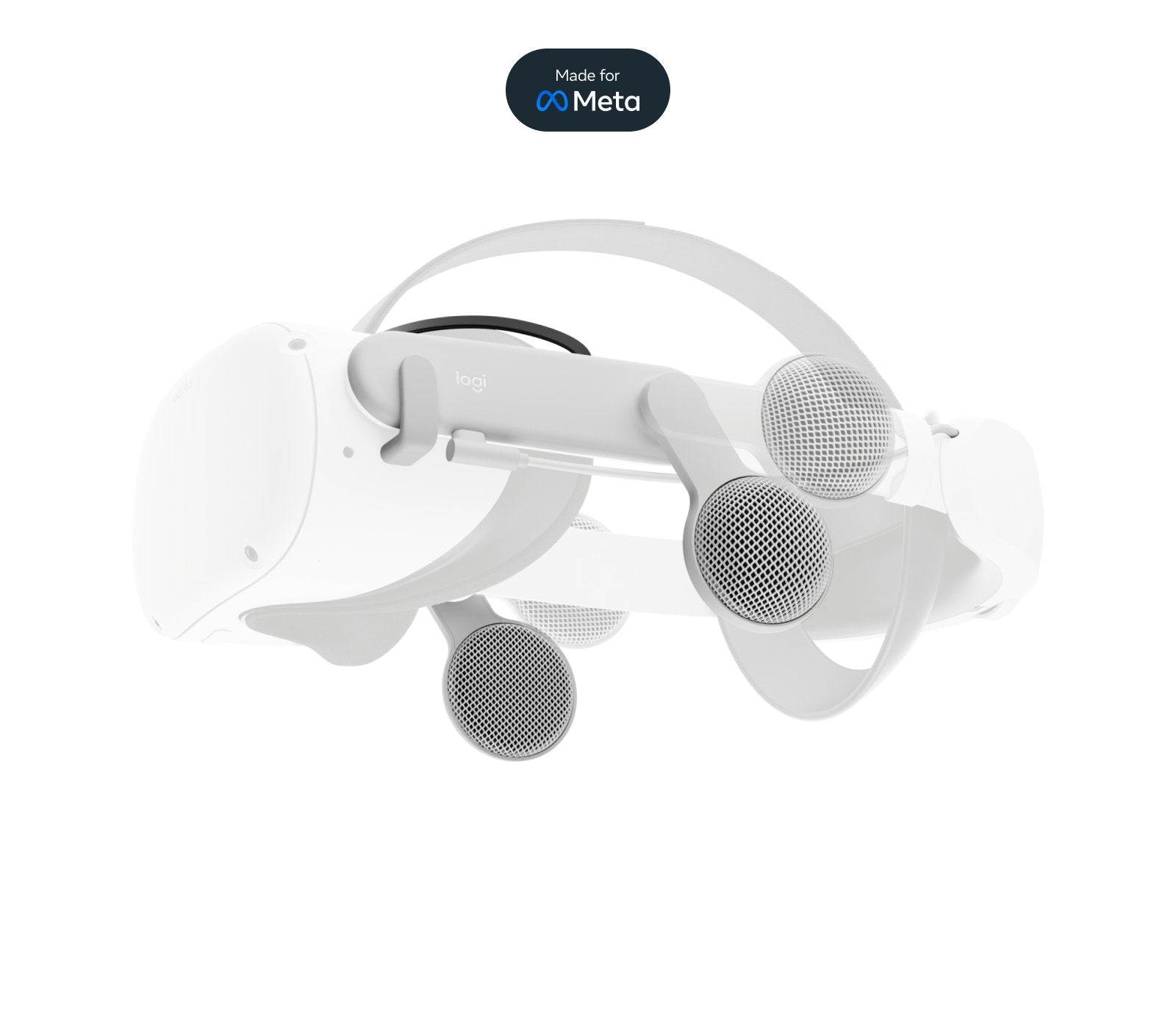 Logitech Auriculares Chorus Off-Ear For Meta Quest 2 Off-Ear Wirojo Usb-C