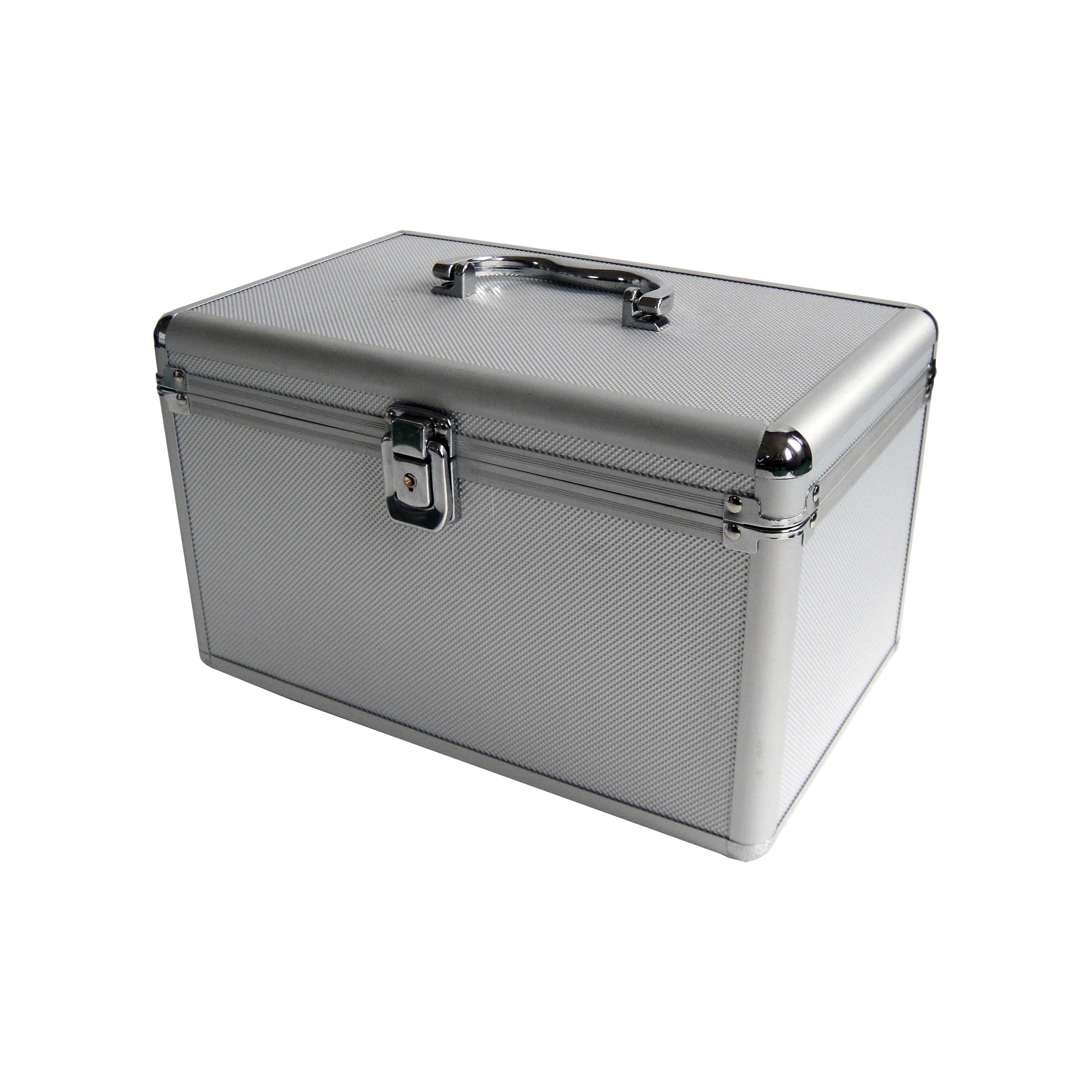 Mediarange Box75 Funda Para Discos Ópticos Maleta Rígida 200 Discos Plata