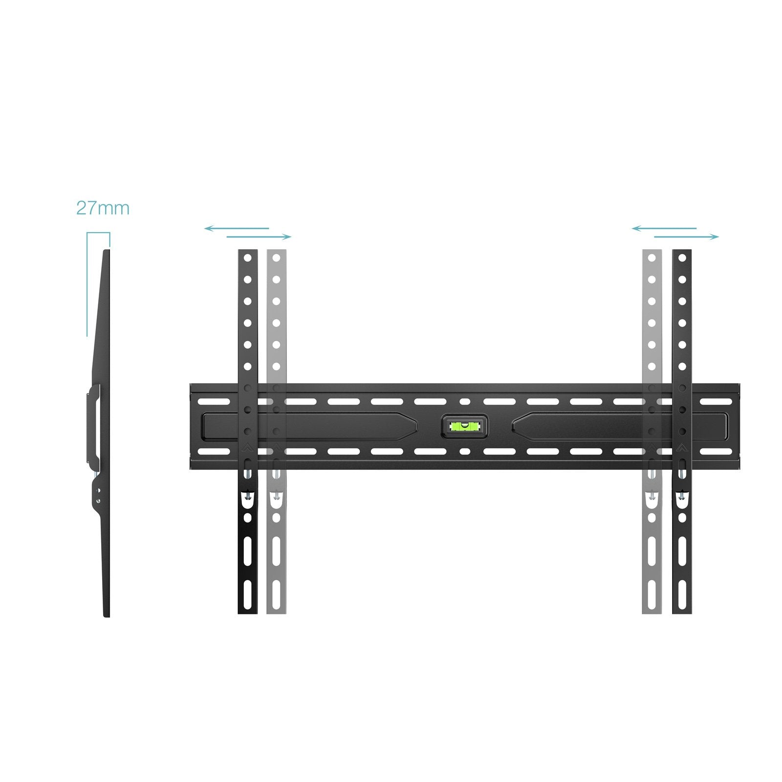 Soporte Fijo Pared Pantallas 37"-86", Negro