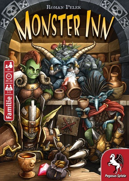 Pegasus Monster Inn, Juego De Cartas 18288g