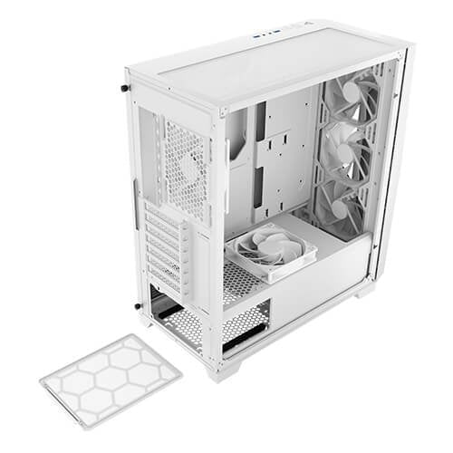 Geh Antec Gamer  Dark Fleet   Df800 Flujo Midi Tower     Weiss Retail