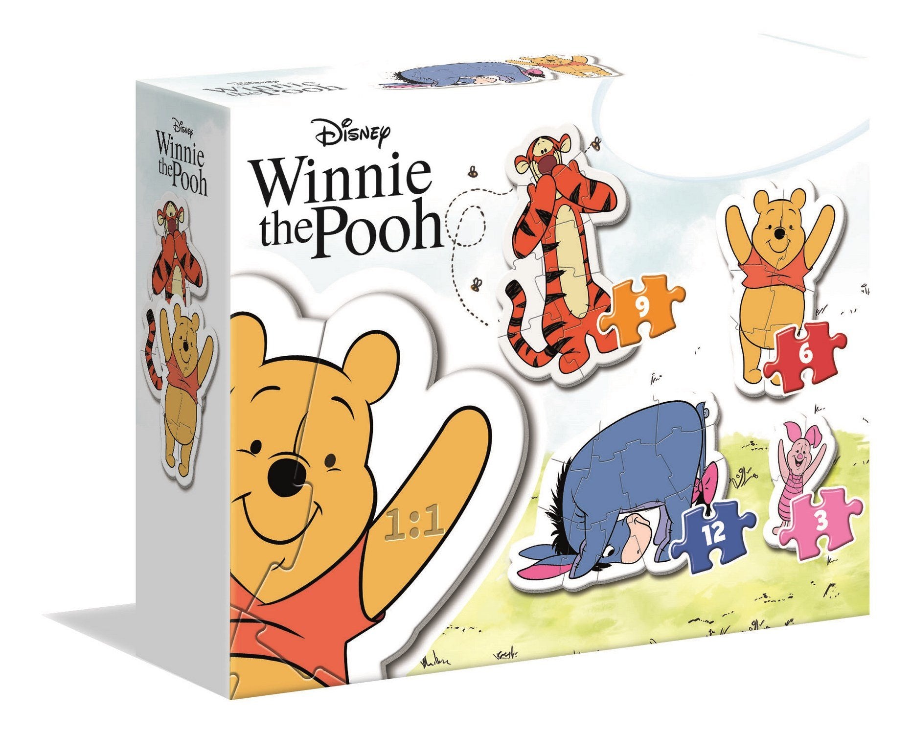 Puzzle My First Puzzle Winnie The Pooh Disney 3-6-9-12pzs