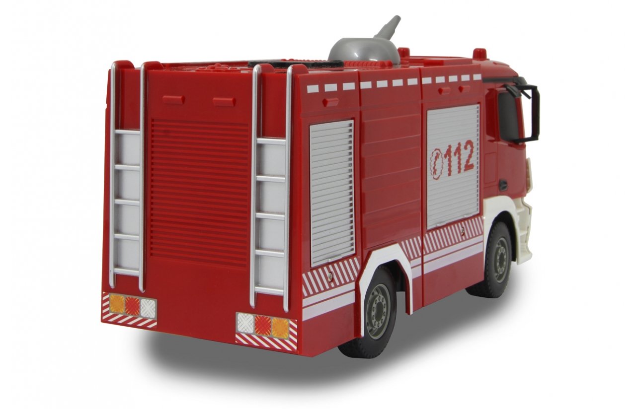 Jamara Fire Fighter Mercedes-Benz Antos Camión De Bomberos Motor Eléctrico 1:26, Radiocontrol