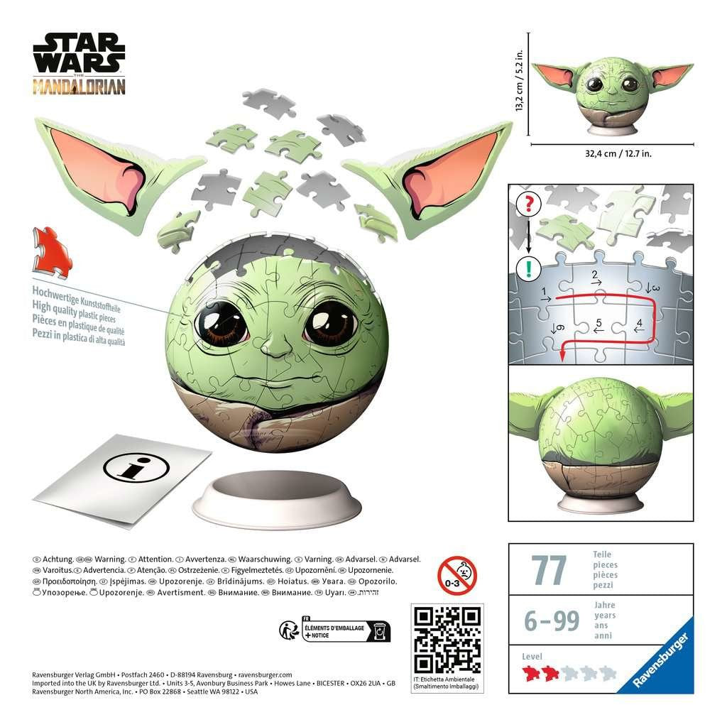 Puzzle Ravensburger 3d Puzzel-Ball Mandalorian 11556
