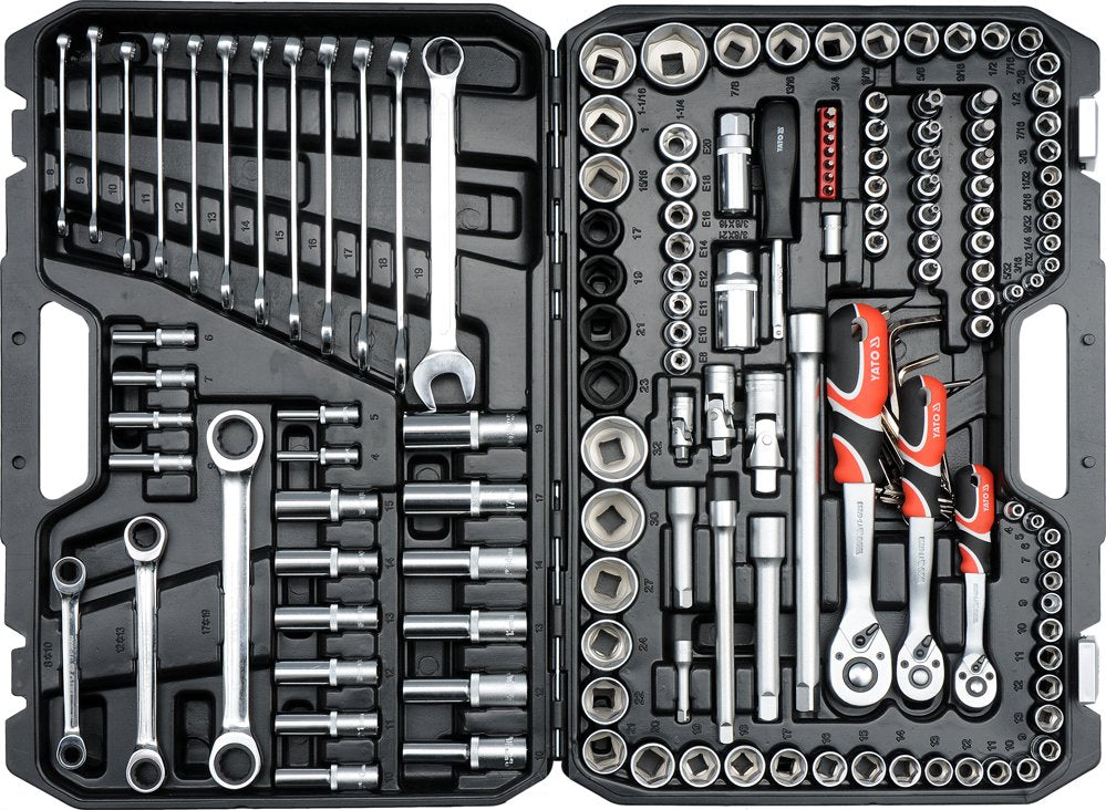 EAN 5906083388118 - Yato YT-38811 llave de tubo Juego de llaves de tubo 150 pieza(s) imagen 1