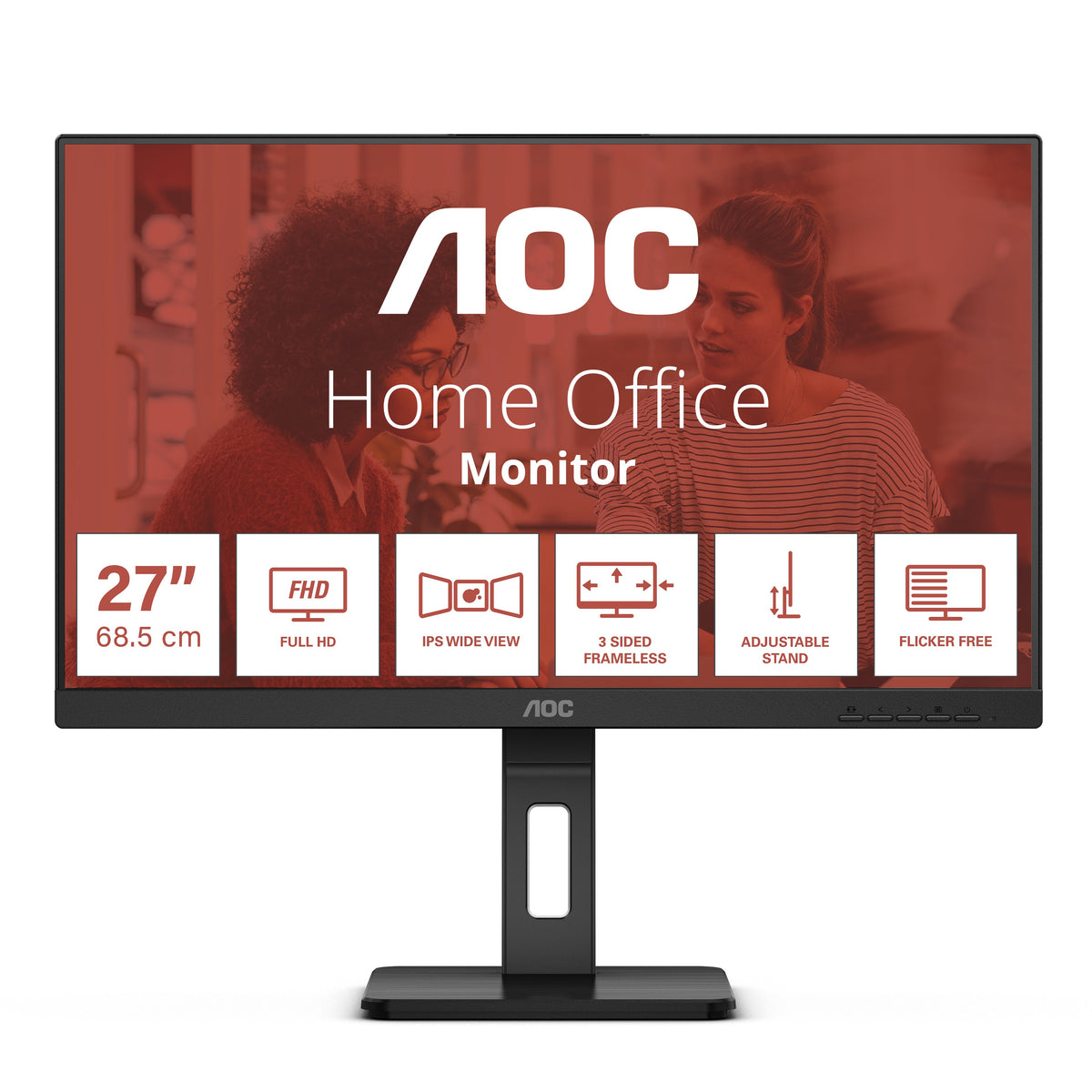 EAN 4038986181235 - AOC E3 27E3QAF pantalla para PC 68,6 cm (27") 1920 x 1080 Pixeles Full HD LED Negro imagen 1