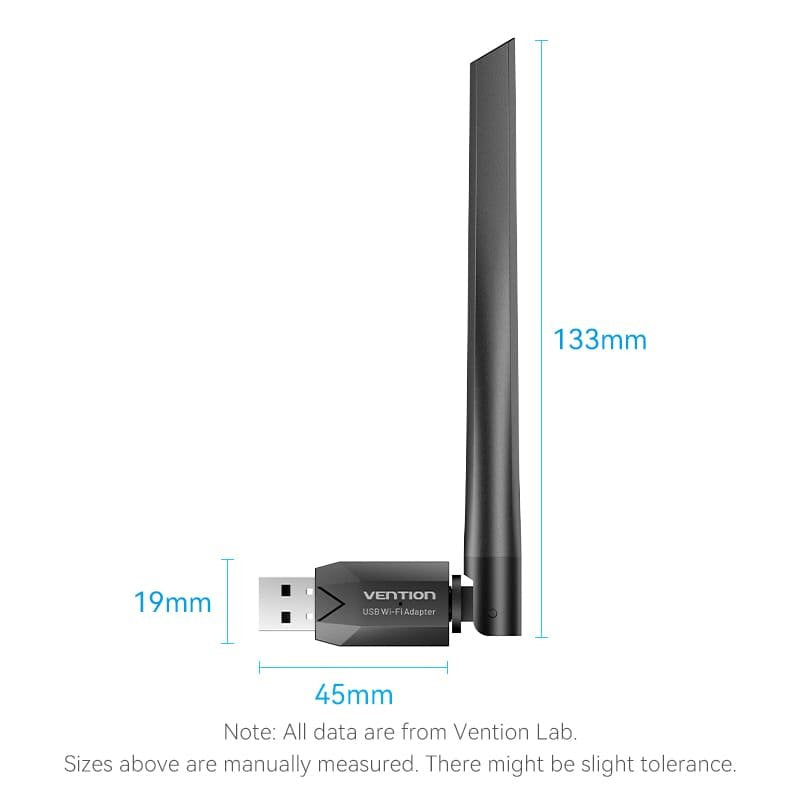 EAN 6922794784475 - Vention KDTB0 adaptador y tarjeta de red WLAN 633 Mbit/s imagen 2