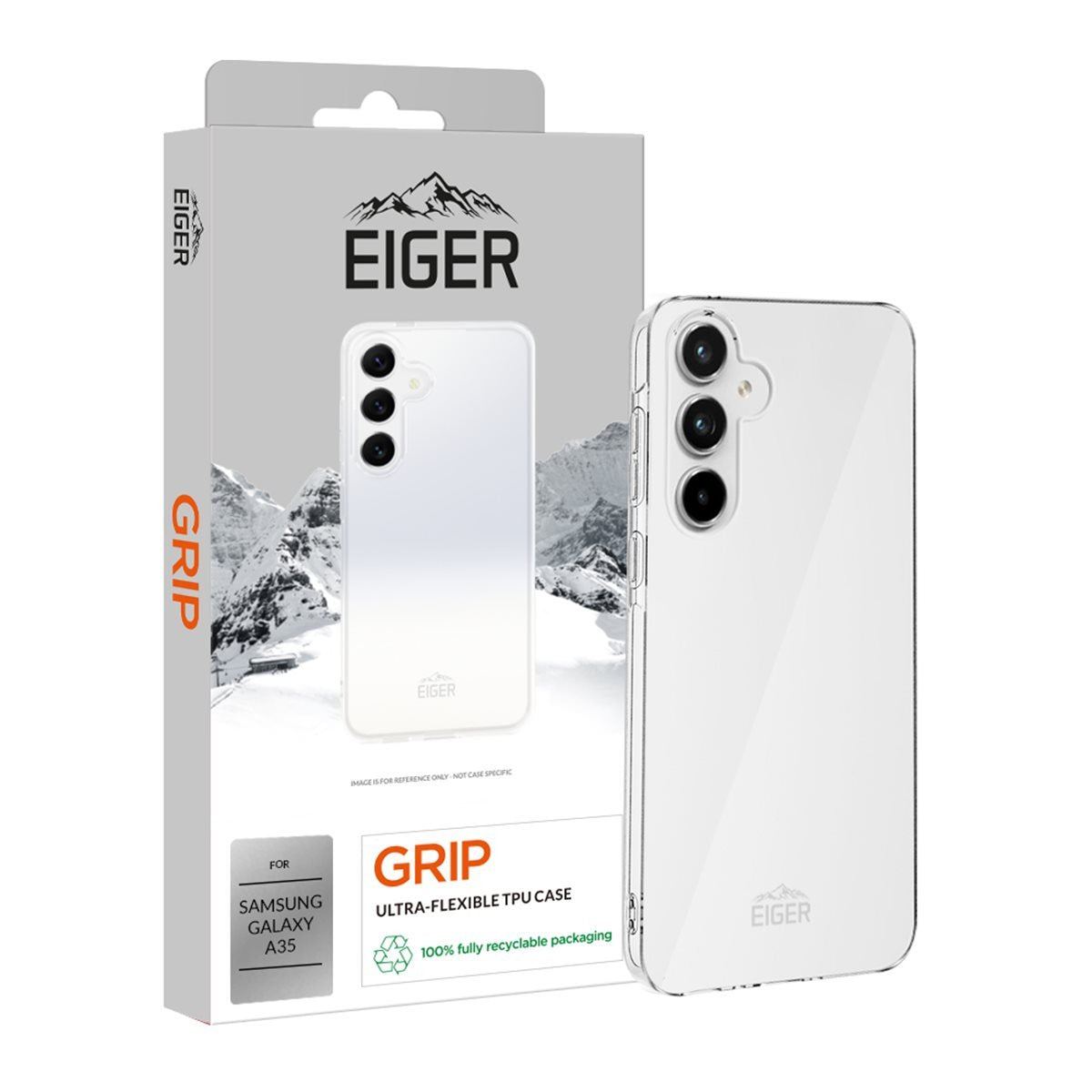 Eiger Grip Case Galaxy A35 Transp.