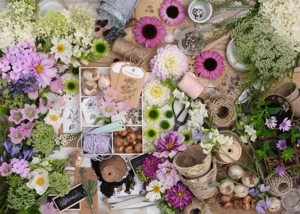 Ravensburger Rompecabezas Magníficos Amantes De Las Flores 1000 Partes 12000620