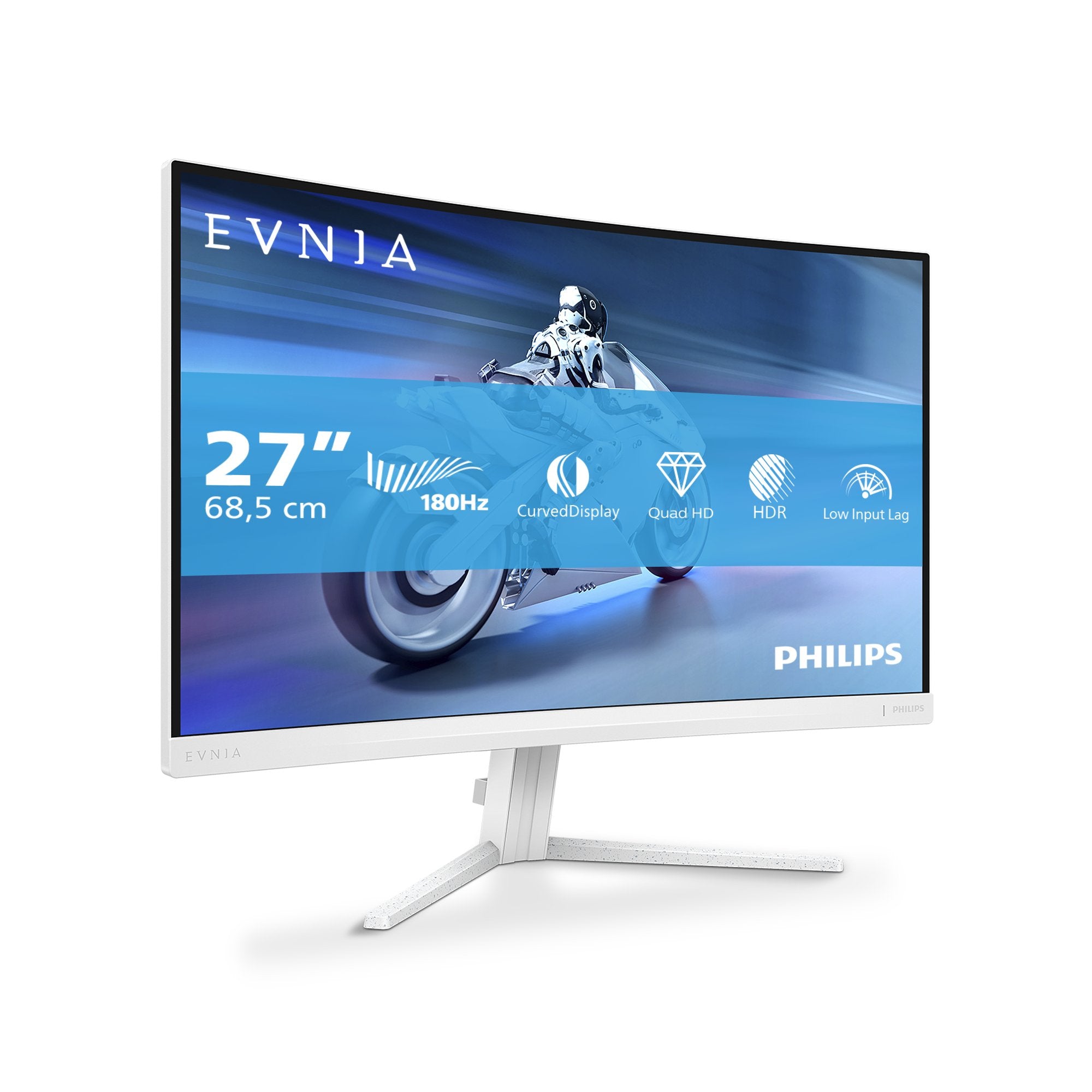 Monitor Philips 68,5cm 27,0" 27m2c5501 16:09 2xhdmi+Dp Curved Wh.