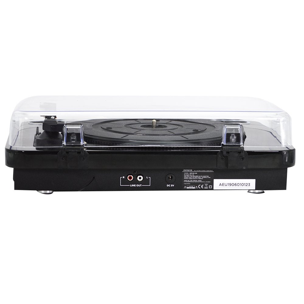 Tocadiscos Aiwa Gbtur-120bkmkii Bluetooth Radio Fm Conversor A Mp3