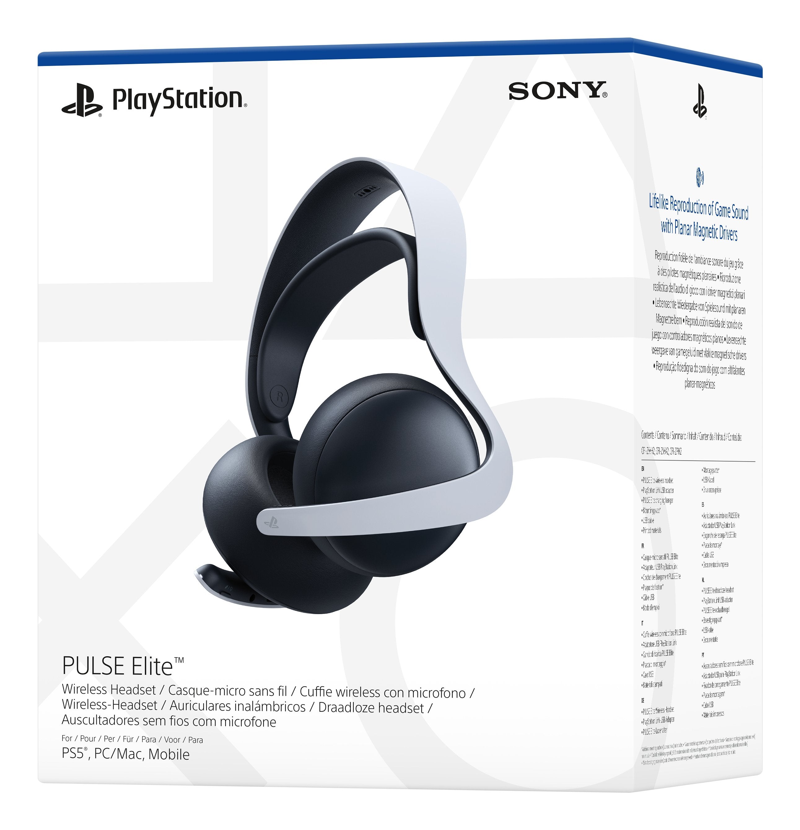 EAN 711719598558 - Sony PULSE Elite Auriculares Inalámbrico y alámbrico Diadema Juego Bluetooth Base de carga Negro, Blanco imagen 8