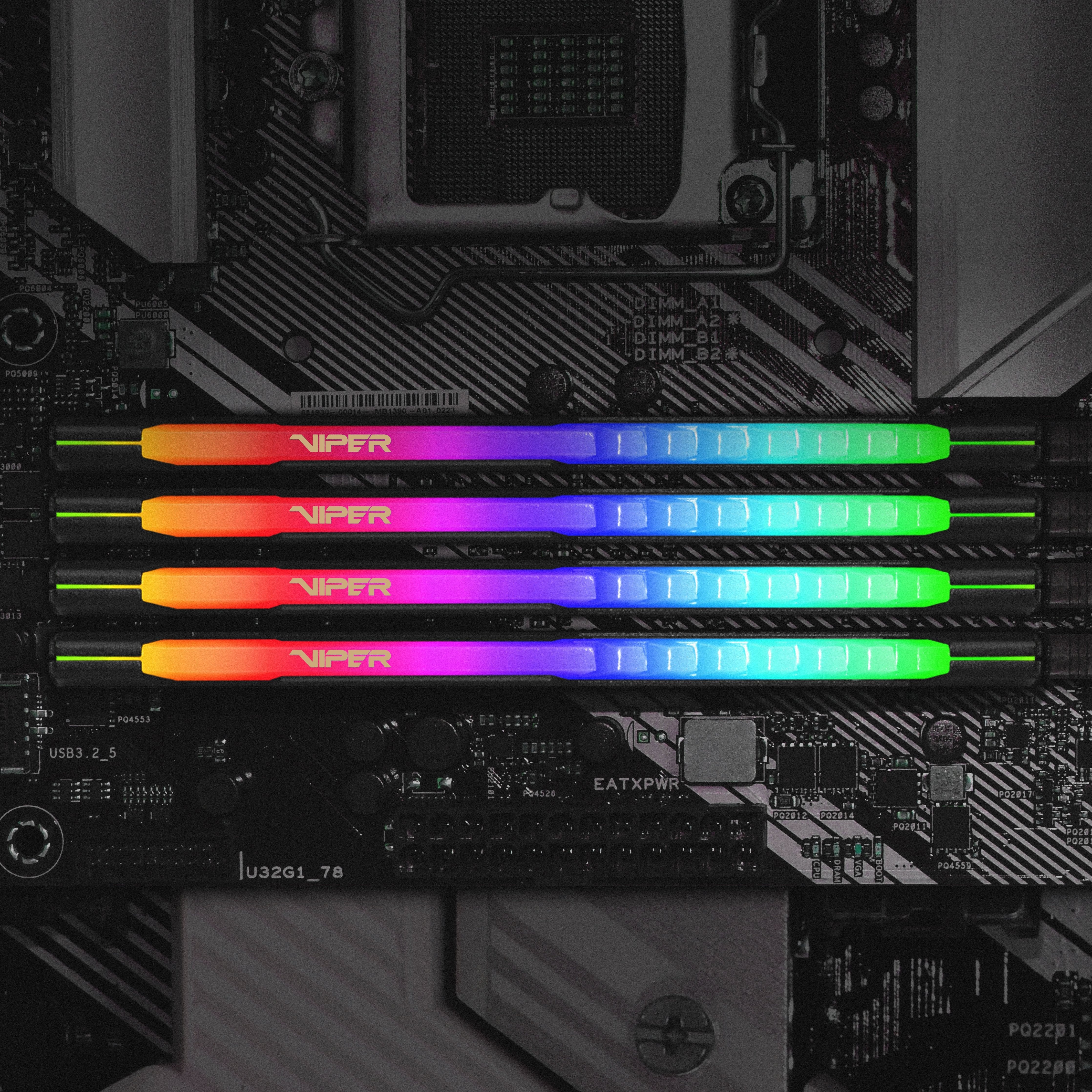 EAN 0814914029862 - Patriot Memory Viper Steel RGB PVSR432G320C6K módulo de memoria 32 GB 2 x 16 GB DDR4 imagen 13