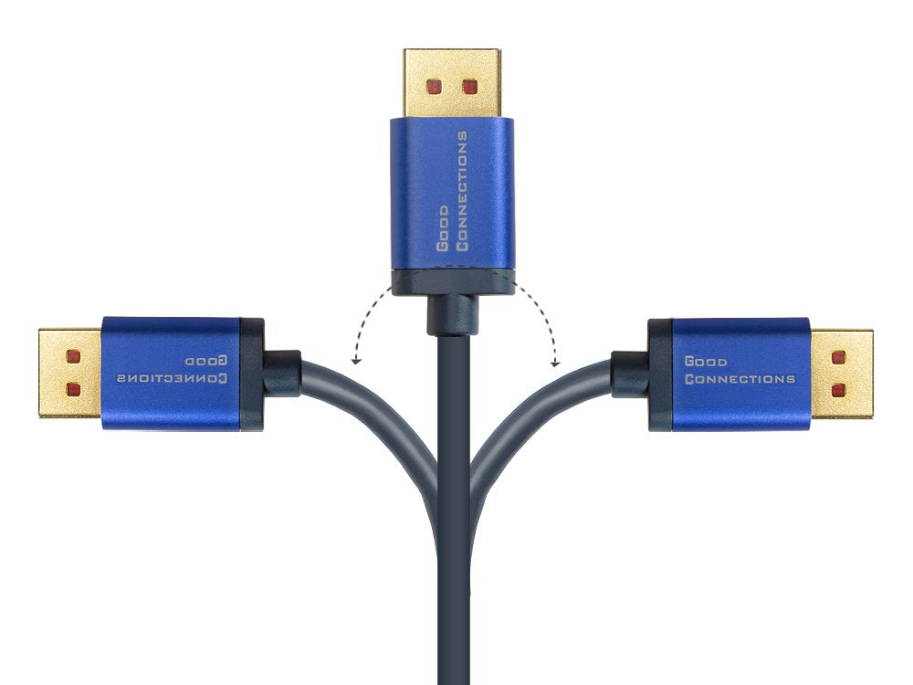 Cable Alcasa 4814-Sf005b Displayport 0,5 M Azul