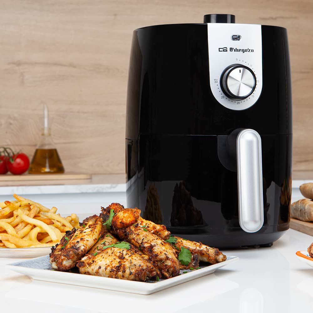 Freidora Por Aire Sin Aceite Orbegozo Fdr 27 1200w Capacidad 2.5l