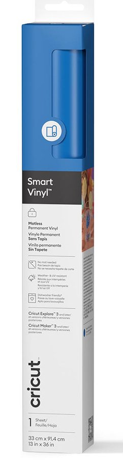 Cricut 2011606 Vinilo Adhesivo Permanente Azul Mate
