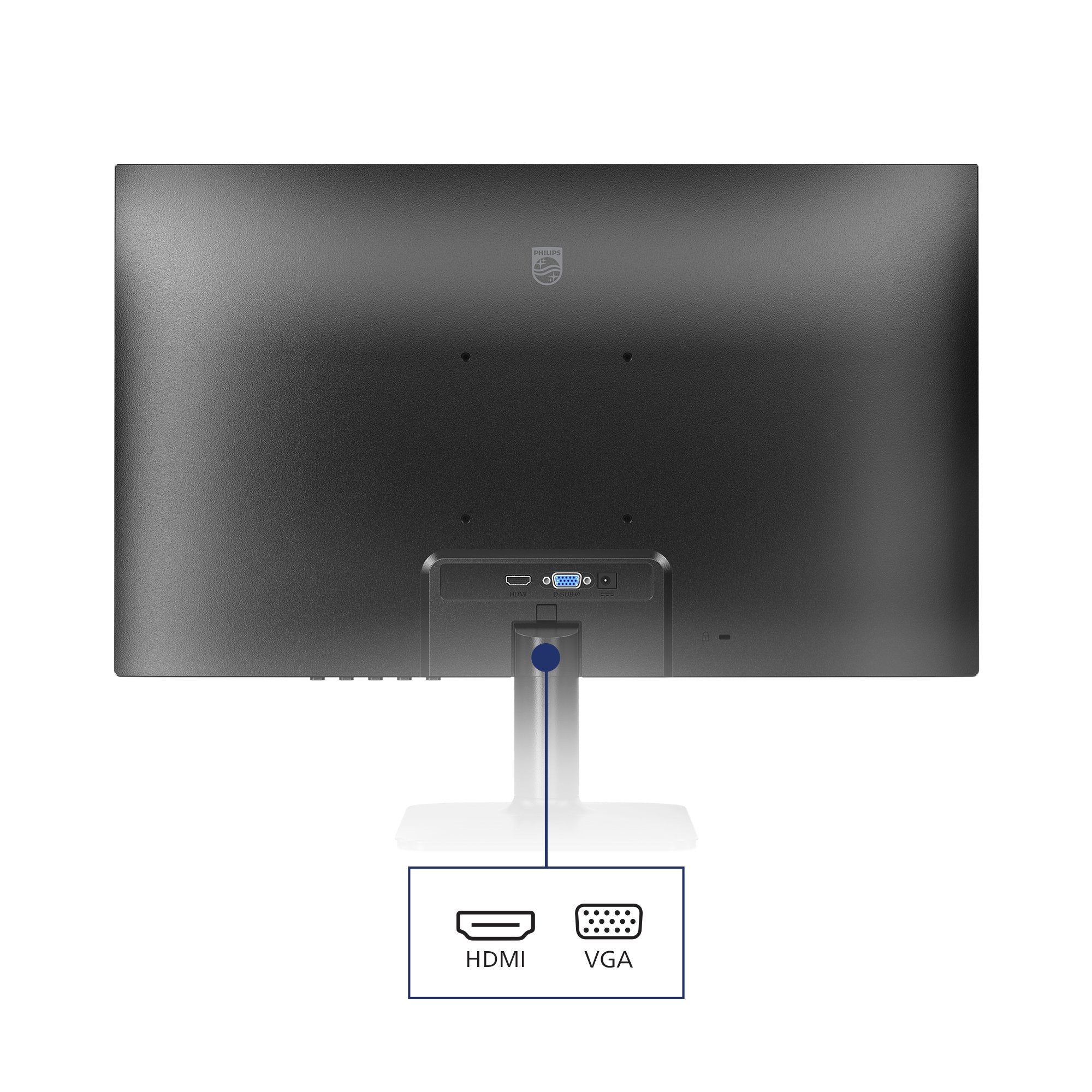 Monitor  Philips 23.8" 24e2n1110 1920x1080 120hz Ips Flat Fixed Base Tilt Adaptivesync Hdmix1 Vgax1 Bri 300cd M2