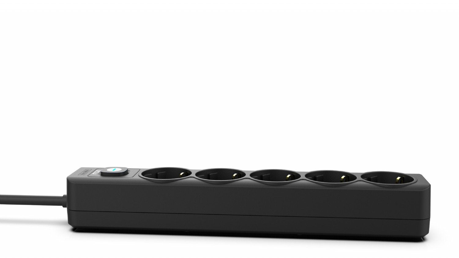 Regleta Inca Ipw-44sy  Negro 5 Salidas Ac 230 V 1,5 M