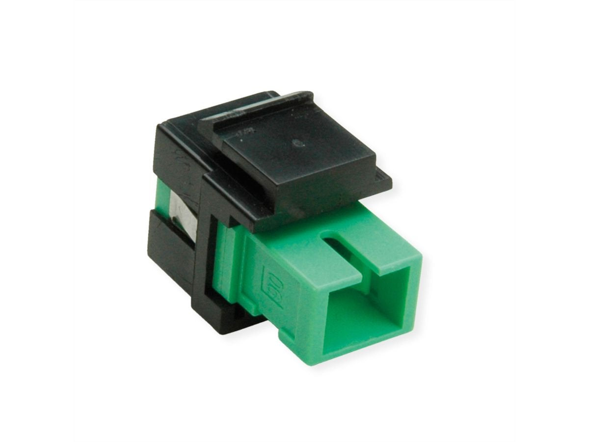 Roline Keystone Lwl-Adapter Sc Sc Simplex, Single Mode, Os2, Apc