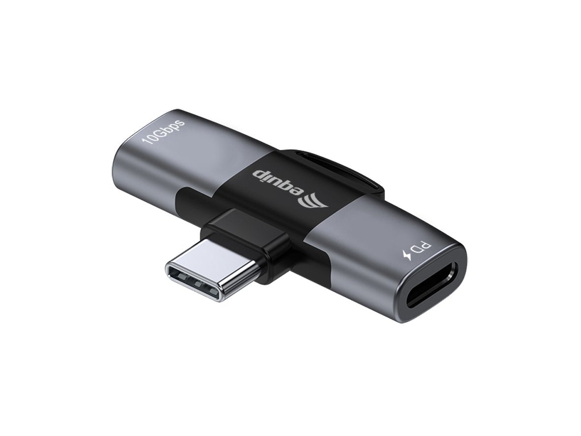 Equip Adaptador Usb-C->2xusb-C 10gbps Pd 100w Alu.