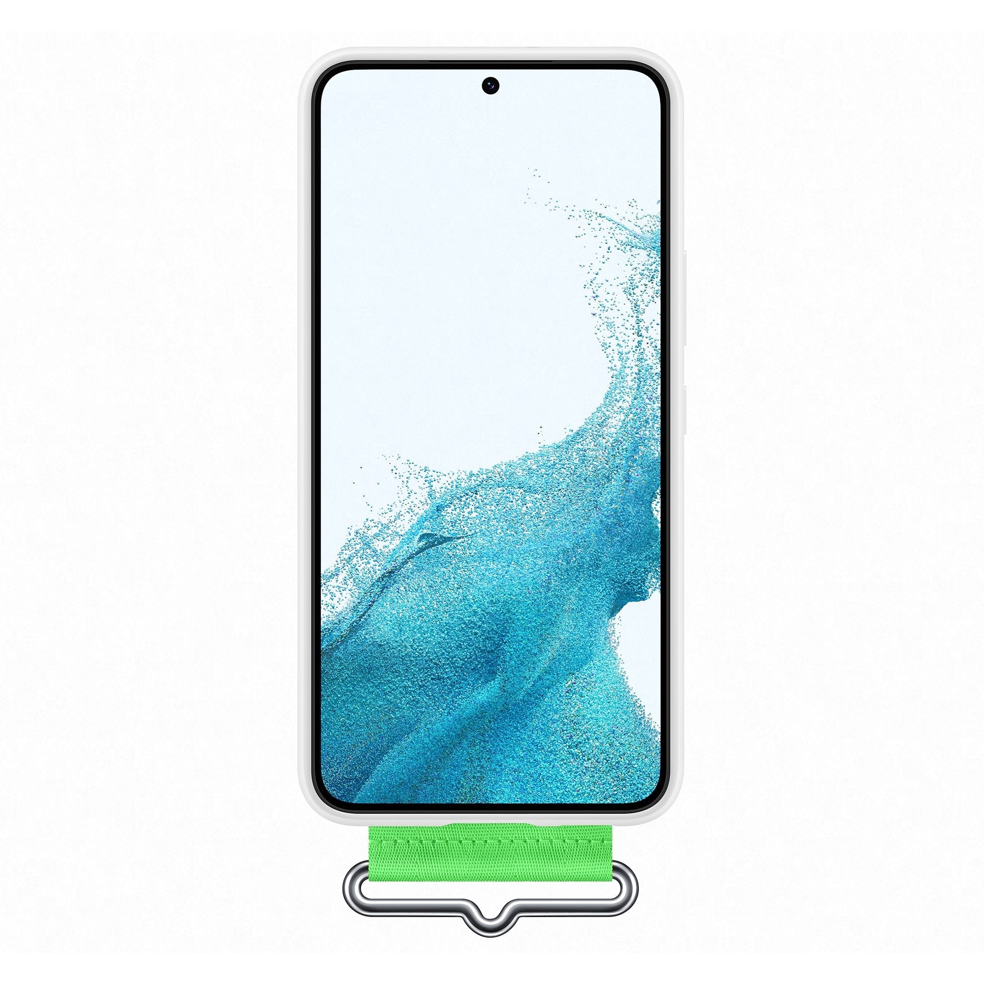 Funda Silico Samsung Galaxy S22 W/Strap Blanco